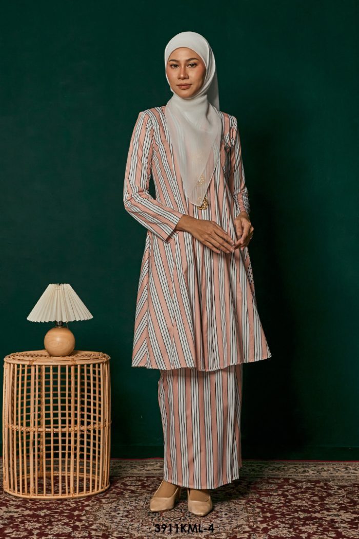 Kebarung Melati in Coral (3911KML-4)