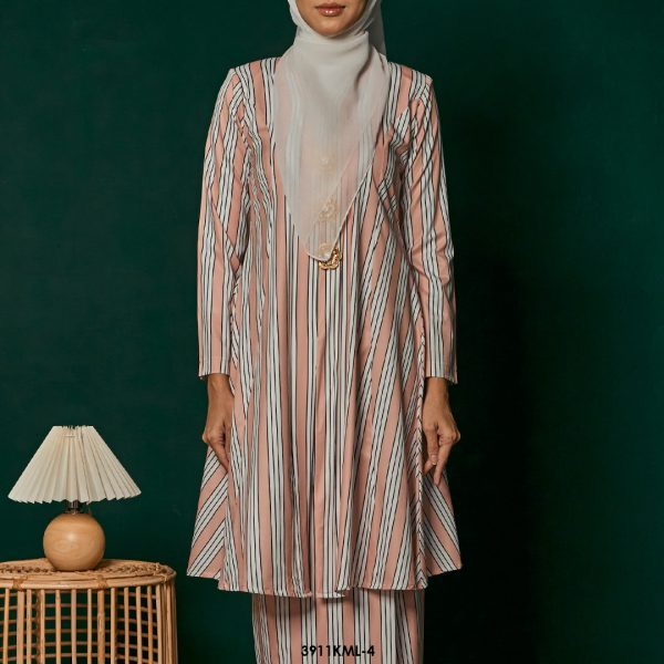 Kebarung Melati in Coral (3911KML-4) - Image 3