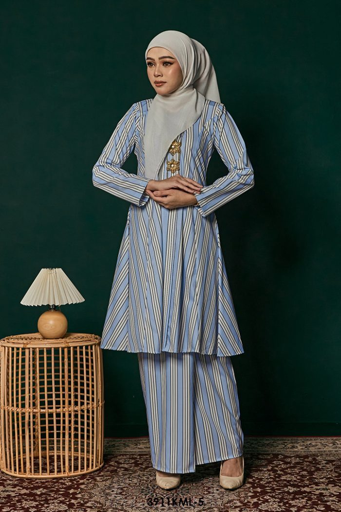Kebarung Melati in Baby Blue (3911KML-5)