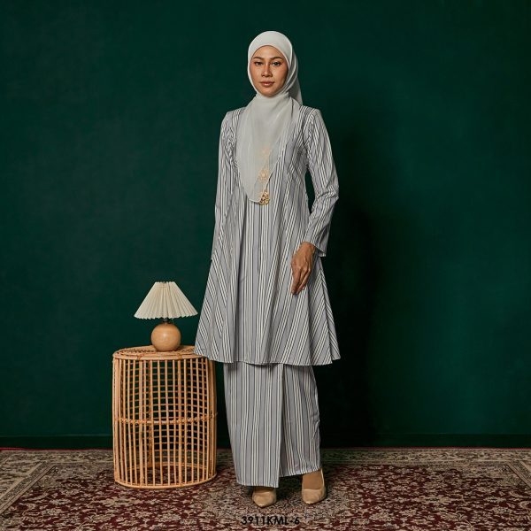 Kebarung Melati in Grey (3911KML-6)