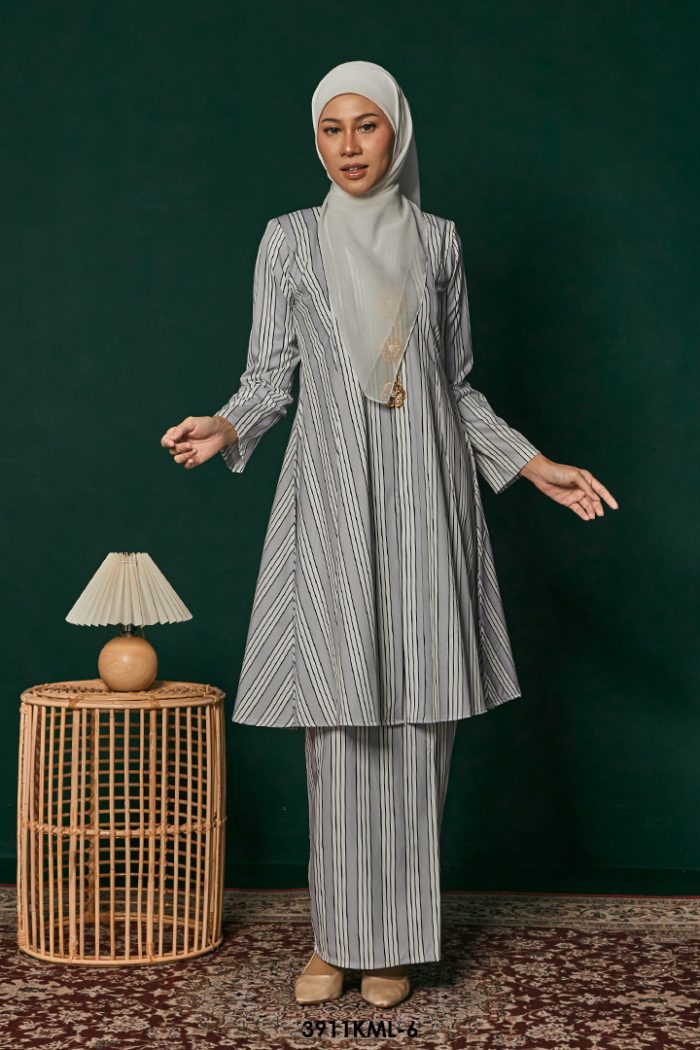 Kebarung Melati in Grey (3911KML-6)