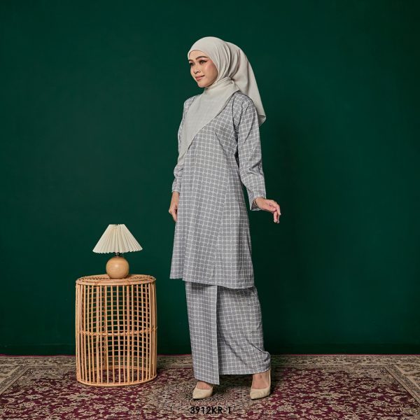 Riau Kurung in Grey (3912KR-1) - Image 2