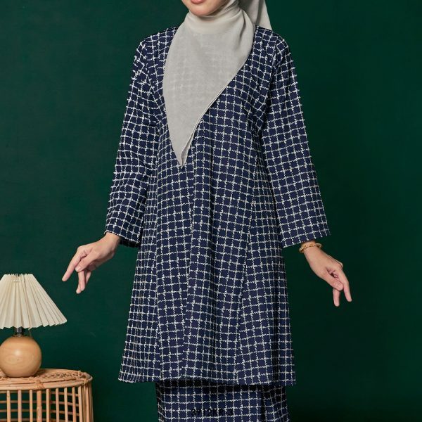 Riau Kurung in Dark Blue (3912KR-3) - Image 3