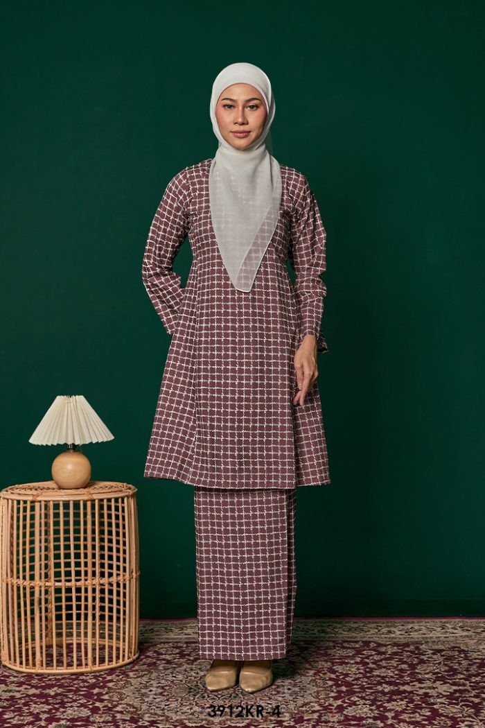 Riau Kurung in Chocolate (3912KR-4)