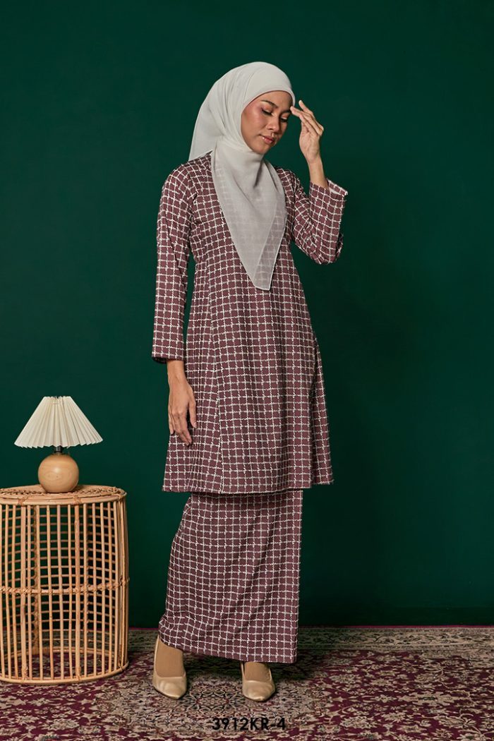 Riau Kurung in Chocolate (3912KR-4)