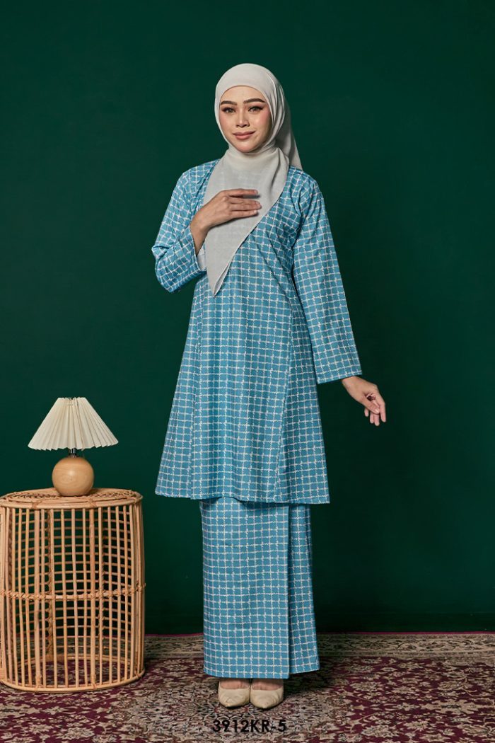 Riau Kurung in Aqua (3912KR-5)