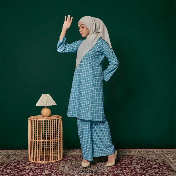 Riau Kurung in Aqua (3912KR-5) - Image 2