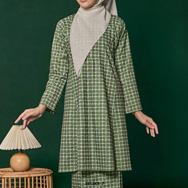 Riau Kurung in Faded Green (3912KR-7) - Image 3