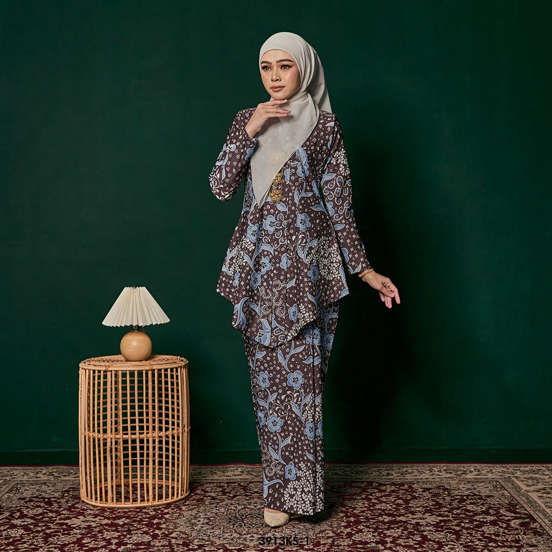 Kebaya Saloma in Brown (3913KS-1) - Image 2