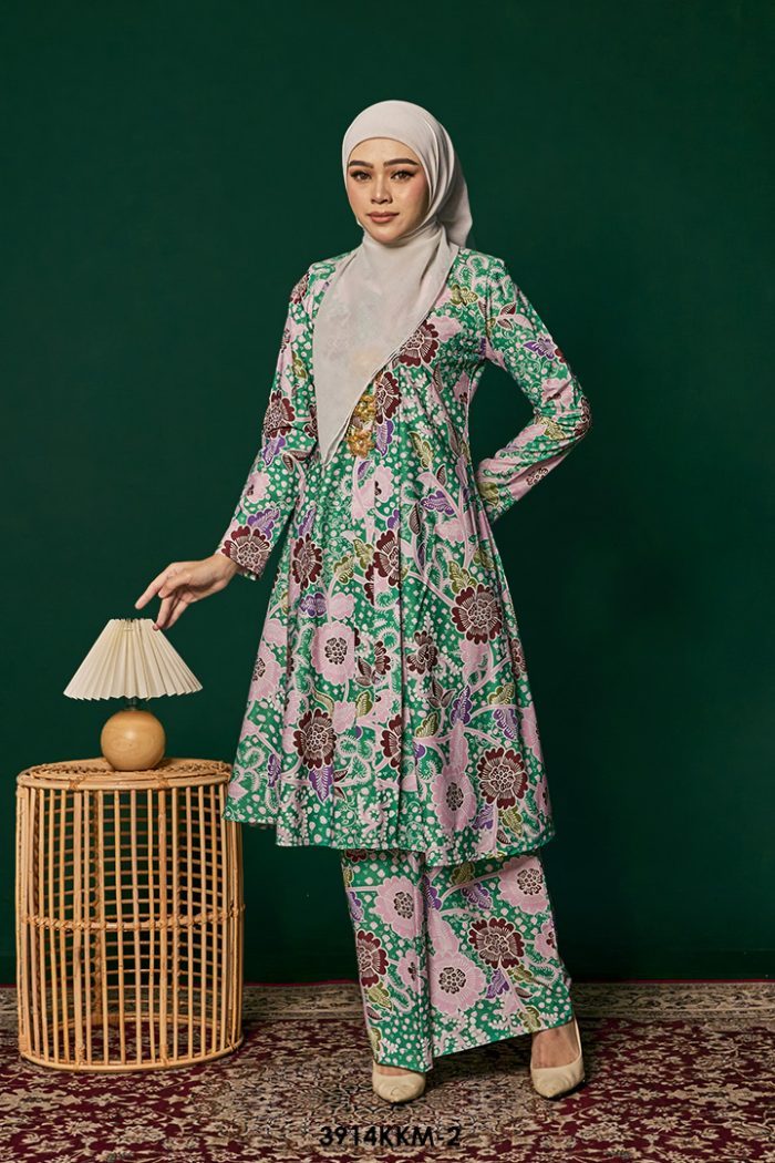 Kebarung Kalthom in Turquoise Green (3914KKM-2)