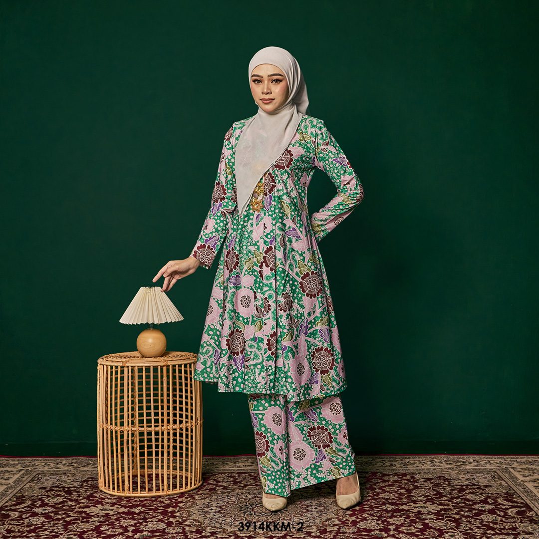 Kebarung Kalthom in Turquoise Green (3914KKM-2)