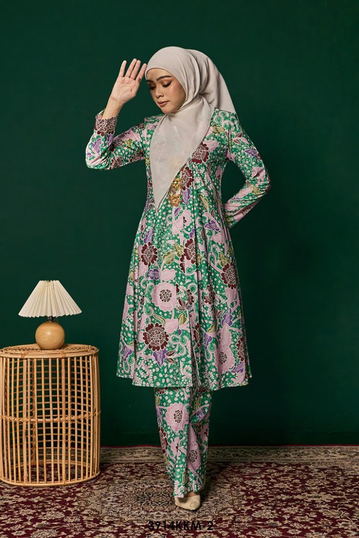 Kebarung Kalthom in Turquoise Green (3914KKM-2)