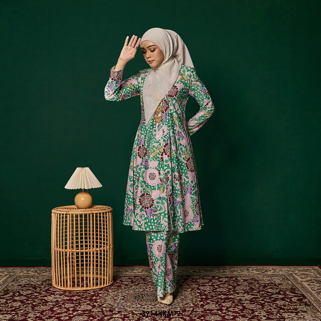 Kebarung Kalthom in Turquoise Green (3914KKM-2) - Image 2