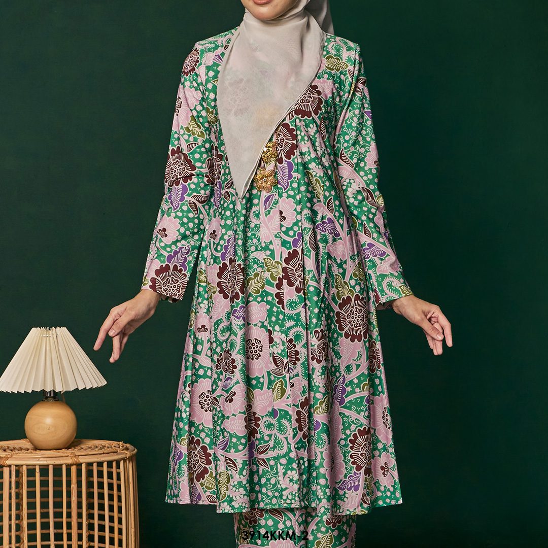 Kebarung Kalthom in Turquoise Green (3914KKM-2) - Image 3