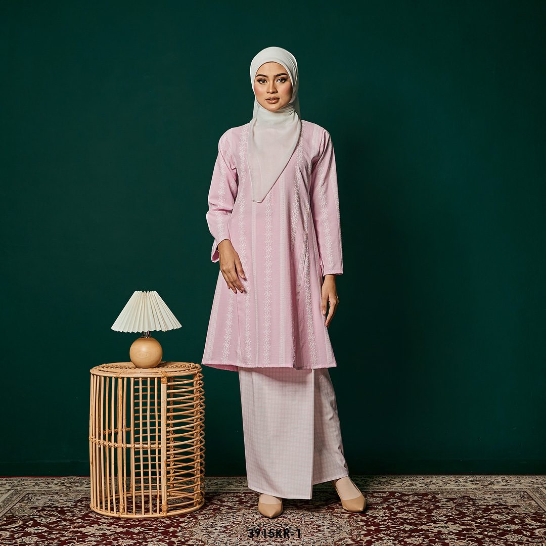 Riau Kurung in Pink (3915KR-1)