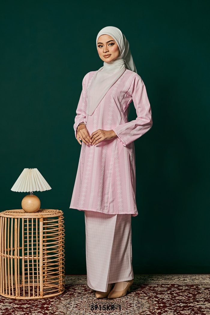 Riau Kurung in Pink (3915KR-1)