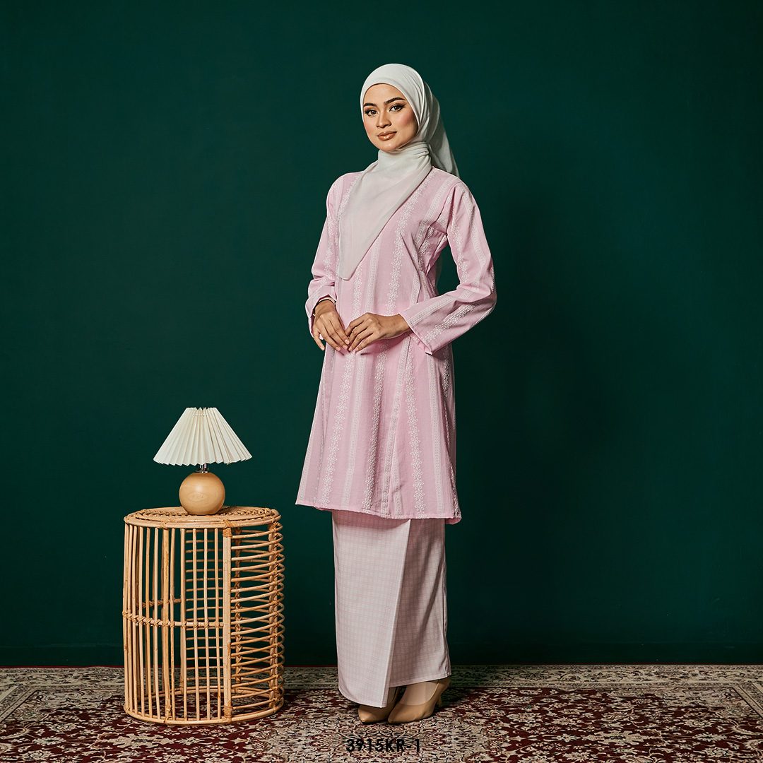 Riau Kurung in Pink (3915KR-1) - Image 2