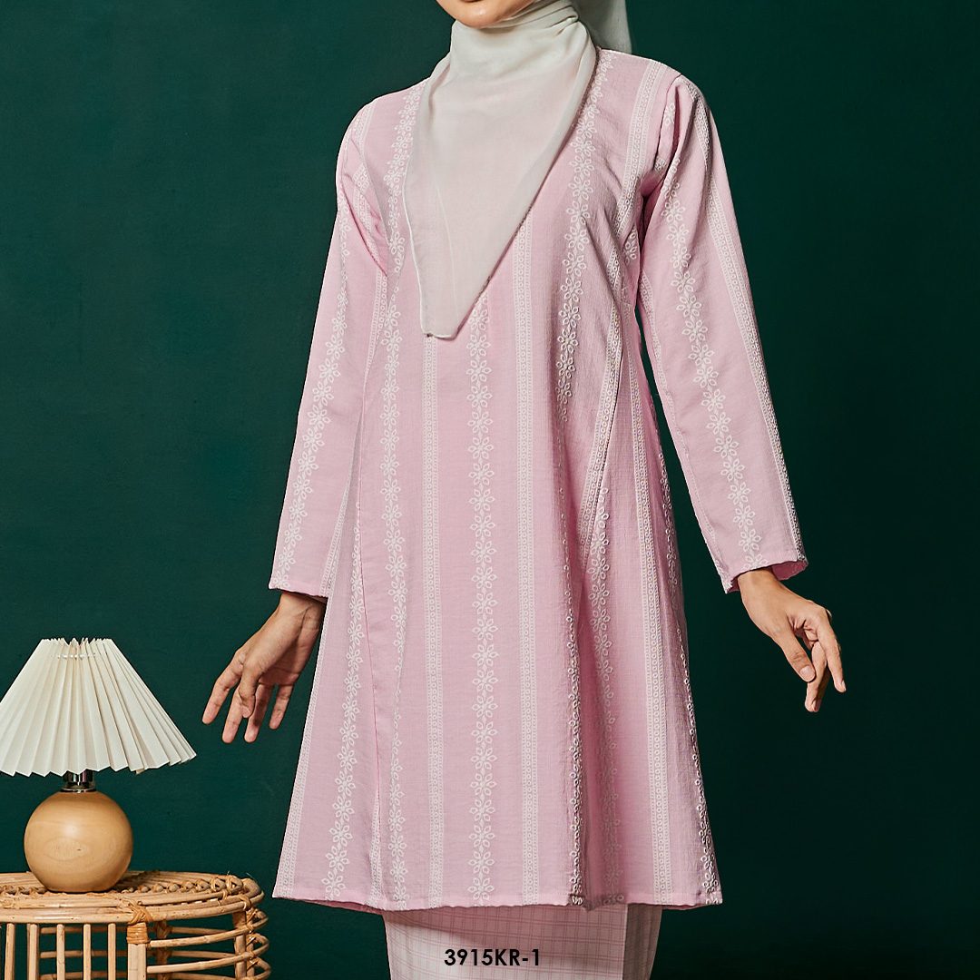 Riau Kurung in Pink (3915KR-1) - Image 3