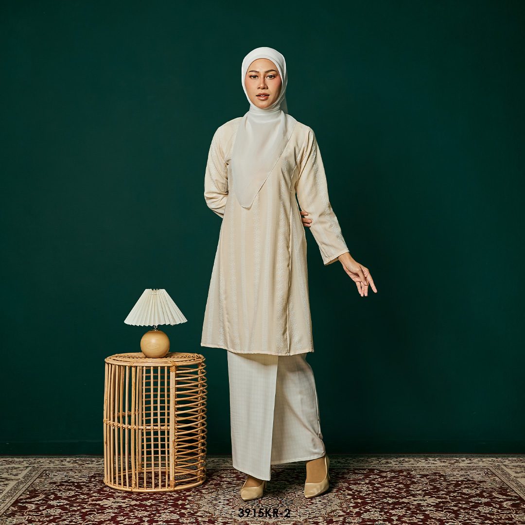 Riau Kurung in Oat (3915KR-2)