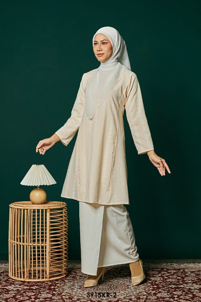 Riau Kurung in Oat (3915KR-2)