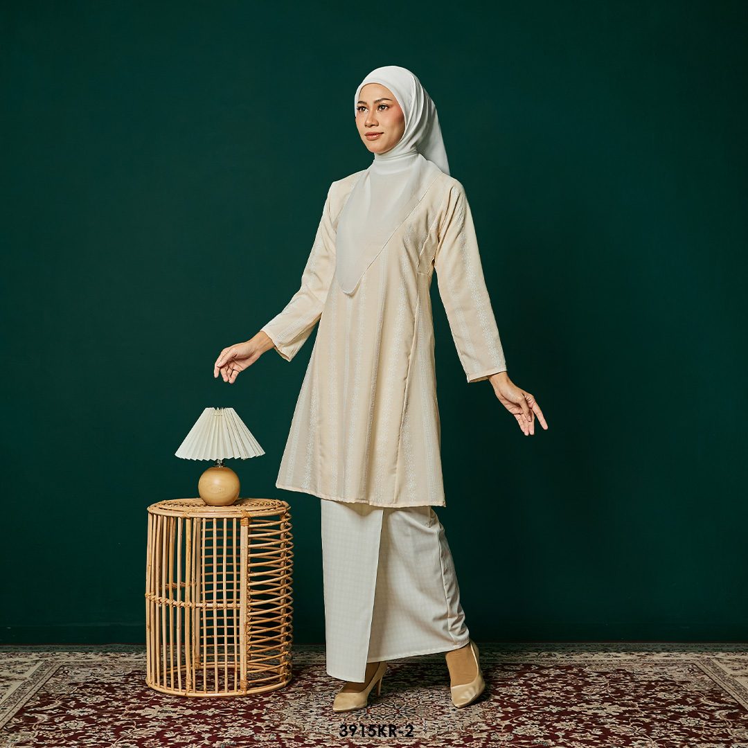 Riau Kurung in Oat (3915KR-2) - Image 2