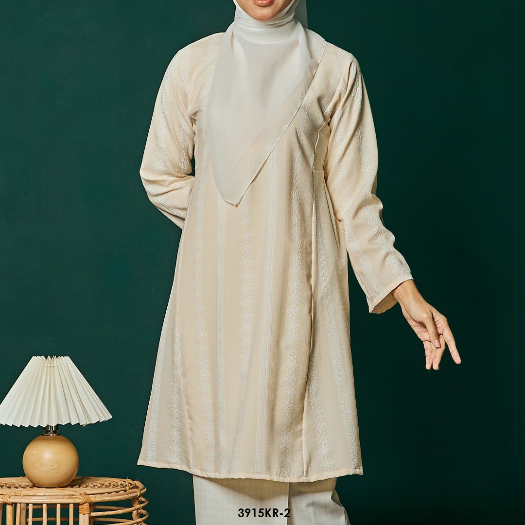 Riau Kurung in Oat (3915KR-2) - Image 3