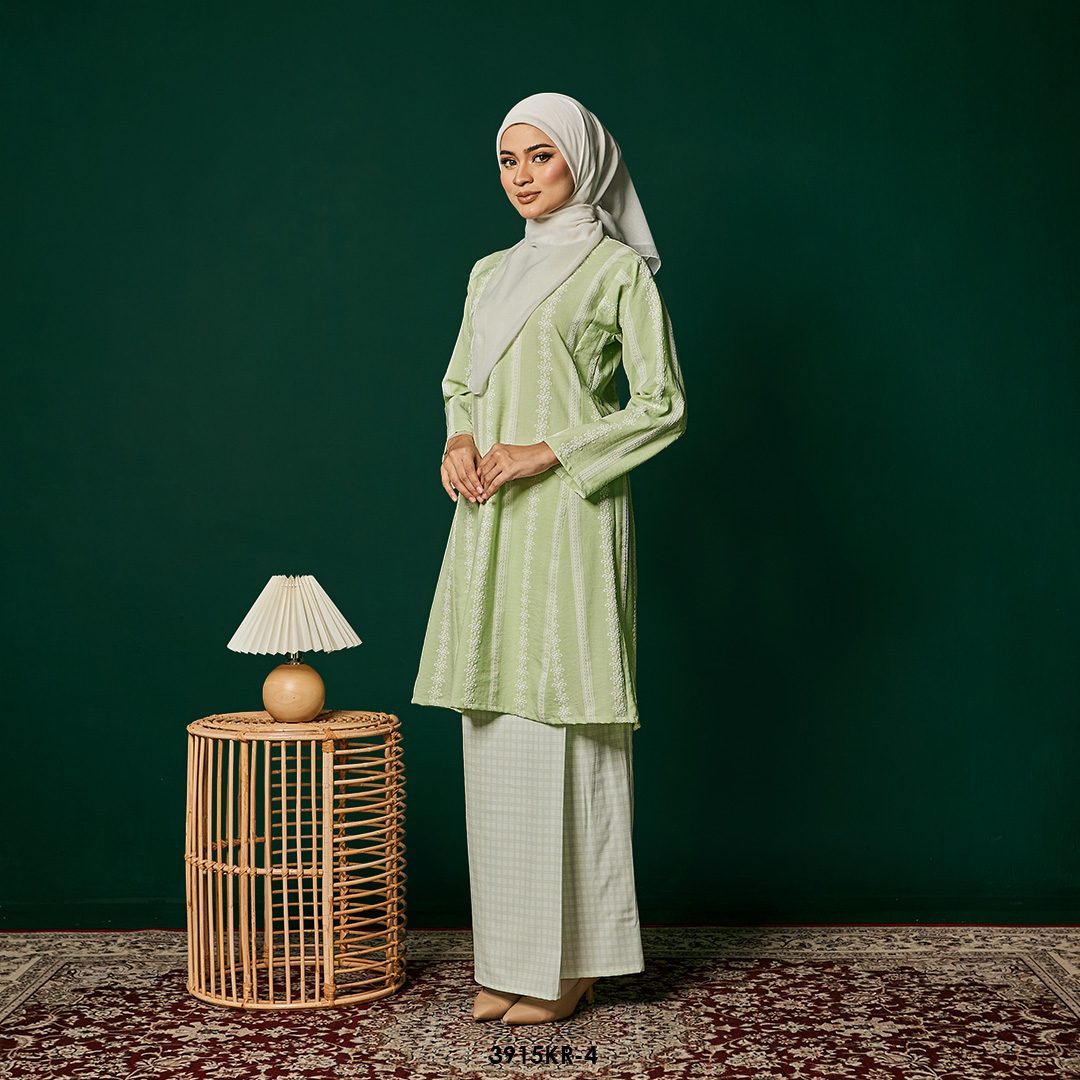 Riau Kurung in Light Green (3915KR-4) - Image 2