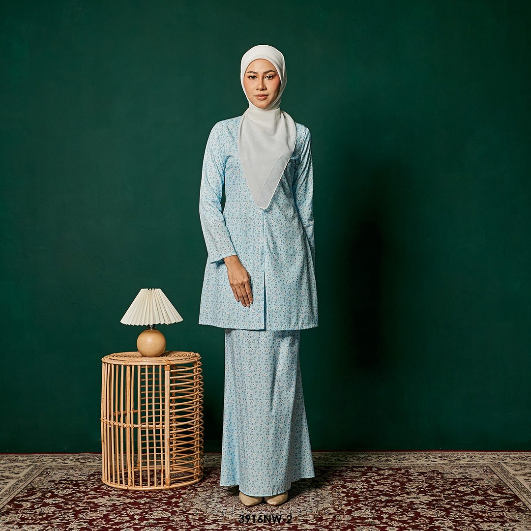 Kebaya Nawra in Powder Blue (3916NW-2)