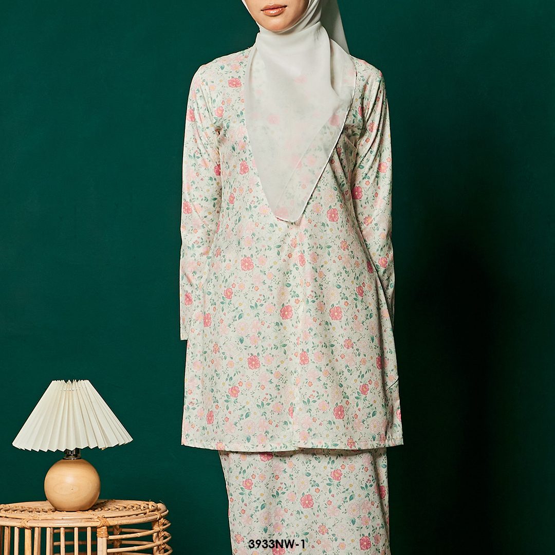 Kebaya Nawra in Soft Green (3933NW-1) - Image 3
