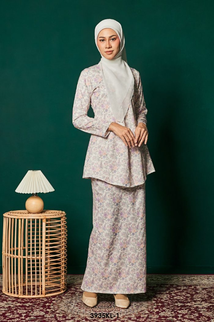 Kebaya Latifah in Heather (3935KL-1)