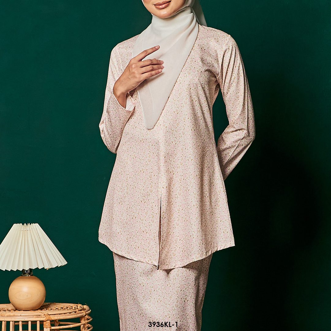 Kebaya Latifah in Baby Pink (3936KL-1) - Image 3