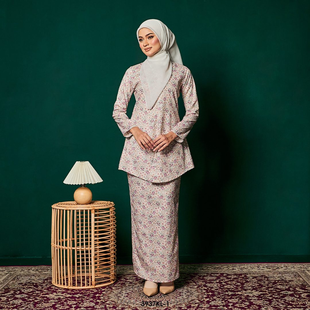 Kebaya Latifah in Nude (3937KL-1) - Image 2