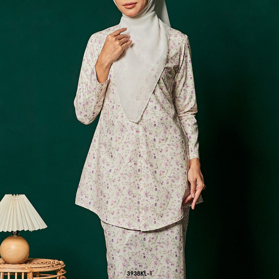 Kebaya Latifah in Soft Purple (3938KL-1) - Image 3