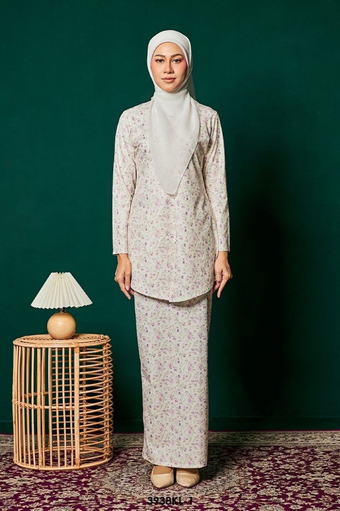 Kebaya Latifah in Soft Purple (3938KL-1)