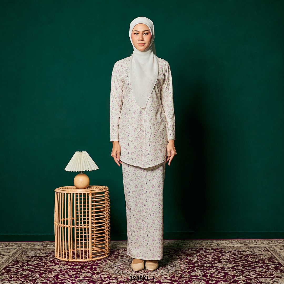 Kebaya Latifah in Soft Purple (3938KL-1)