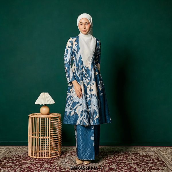 Kebarung Batiq Mia 3.0 Ribbon in Dark Teal (BMK456KKM-1)