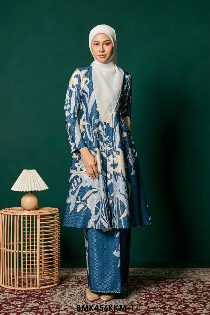 Kebarung Batiq Mia 3.0 Ribbon in Dark Teal (BMK456KKM-1)