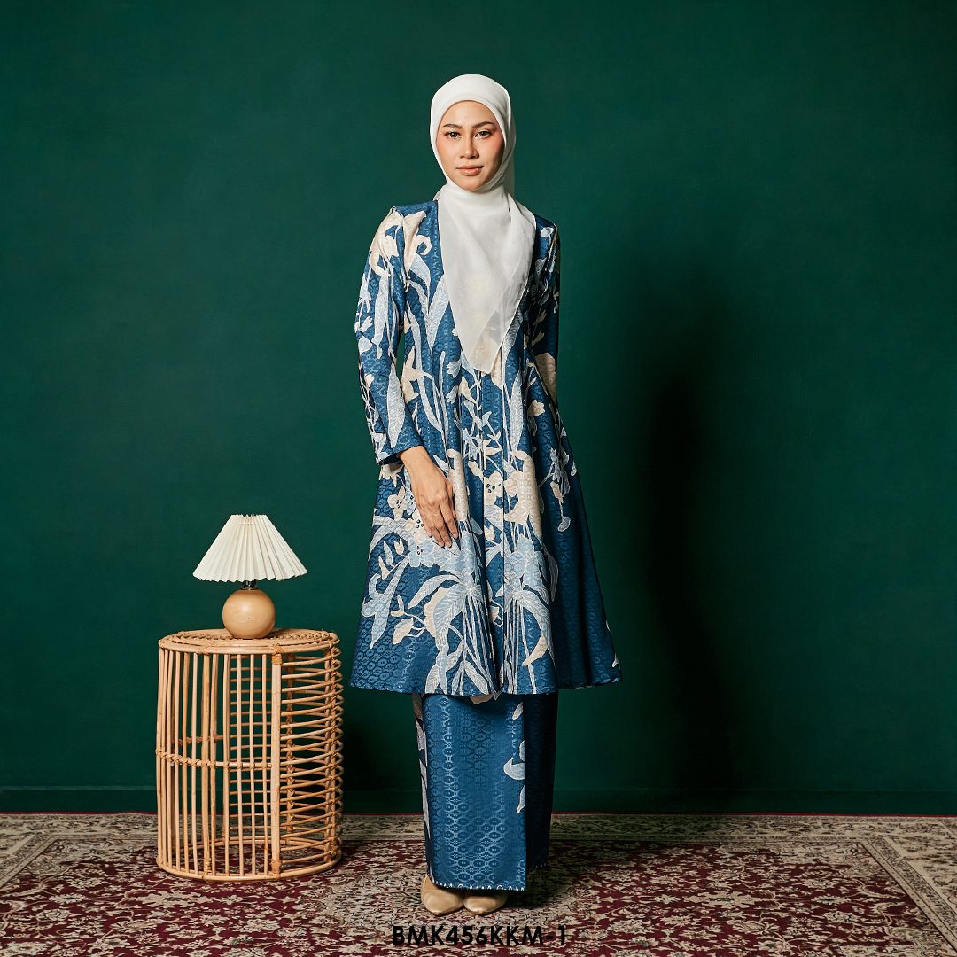 Kebarung Batiq Mia 3.0 Ribbon in Dark Teal (BMK456KKM-1)