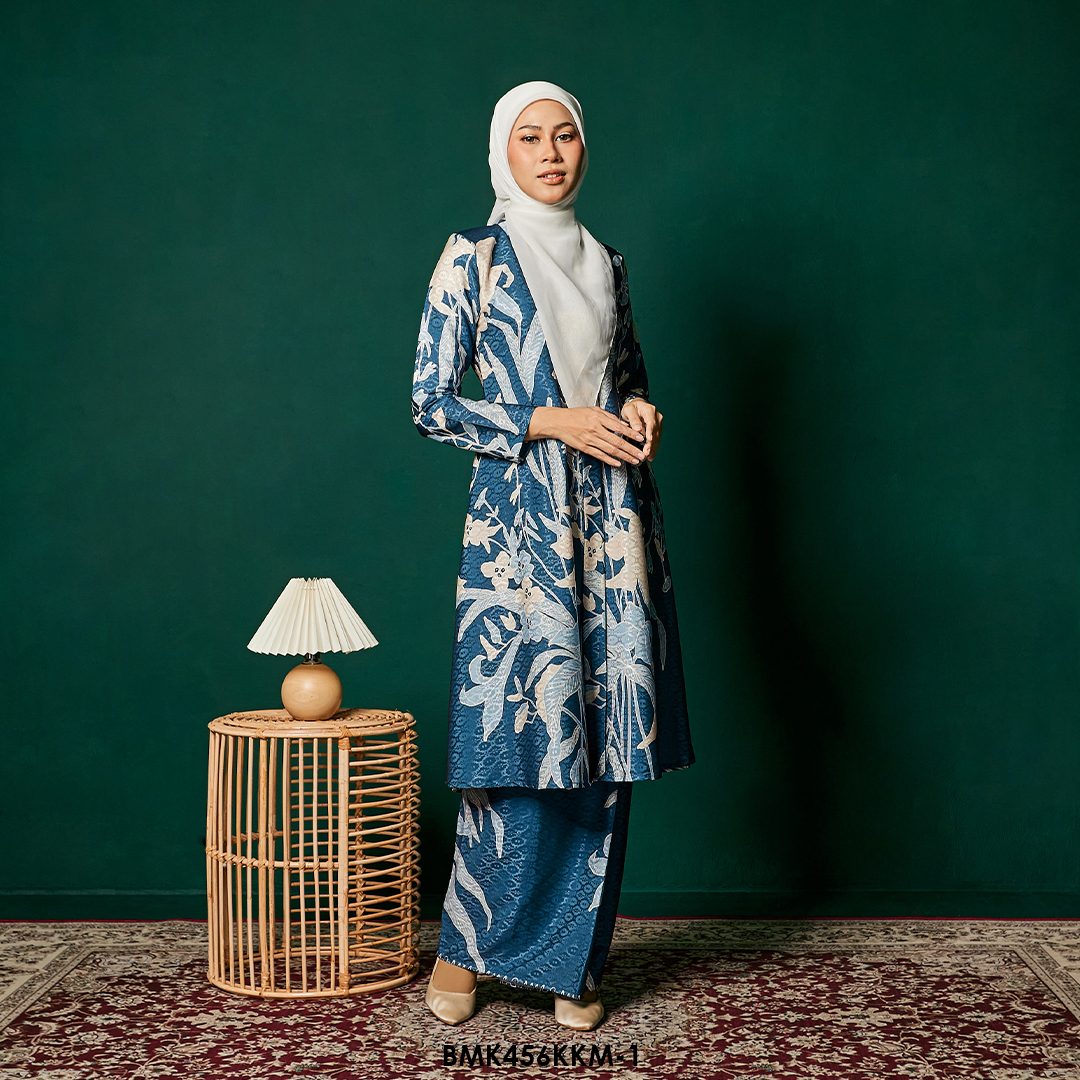 Kebarung Batiq Mia 3.0 Ribbon in Dark Teal (BMK456KKM-1) - Image 2