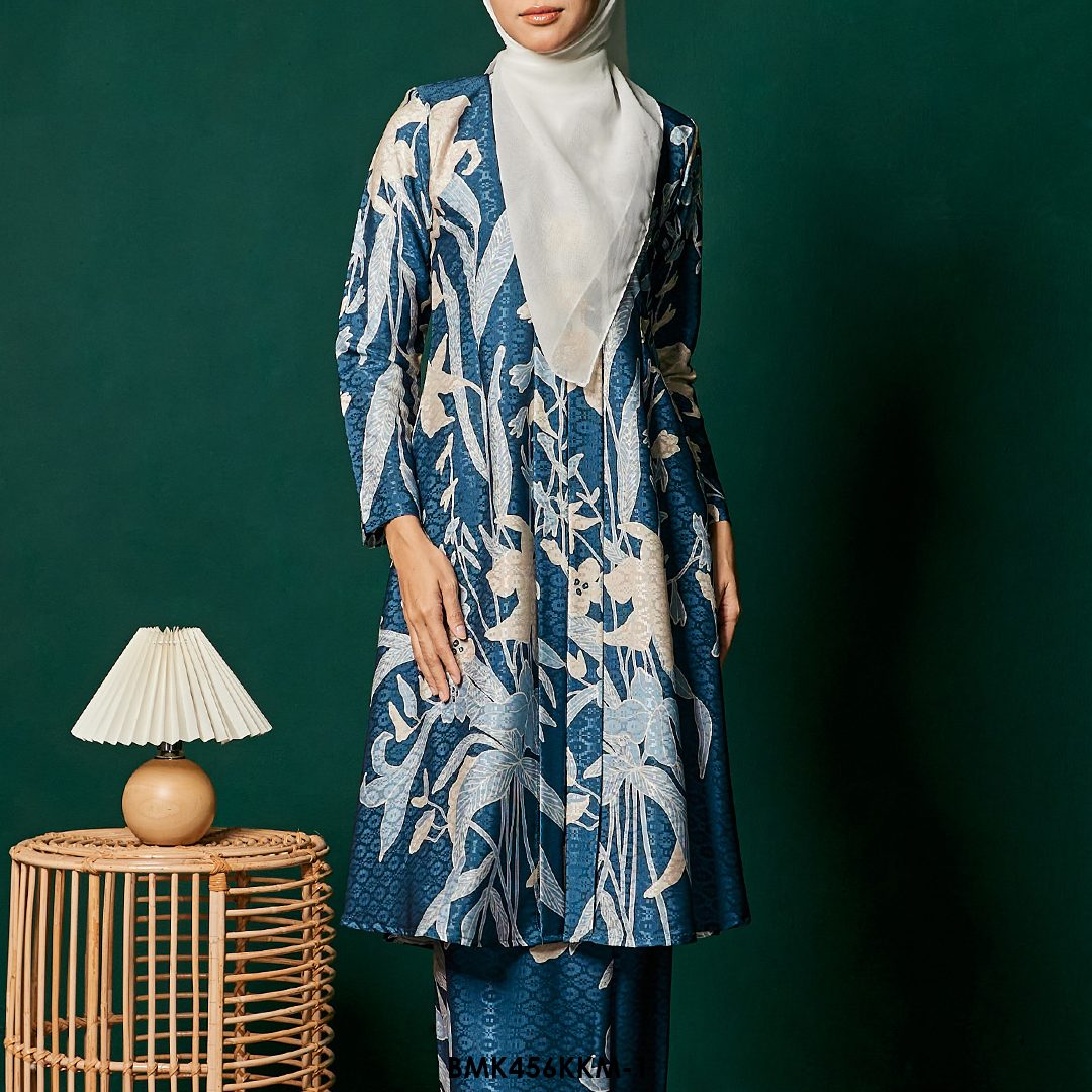 Kebarung Batiq Mia 3.0 Ribbon in Dark Teal (BMK456KKM-1) - Image 3