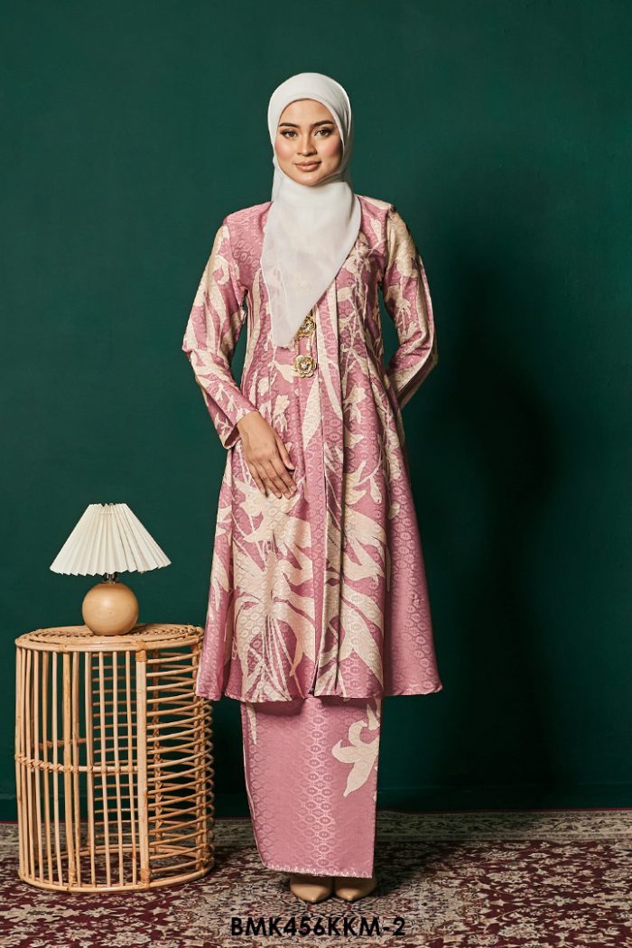 Kebarung Batiq Mia 3.0 Ribbon in Dusty Pink (BMK456KKM-2)