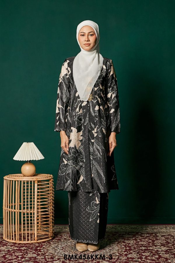 Kebarung Batiq Mia 3.0 Ribbon in Black (BMK456KKM-3)