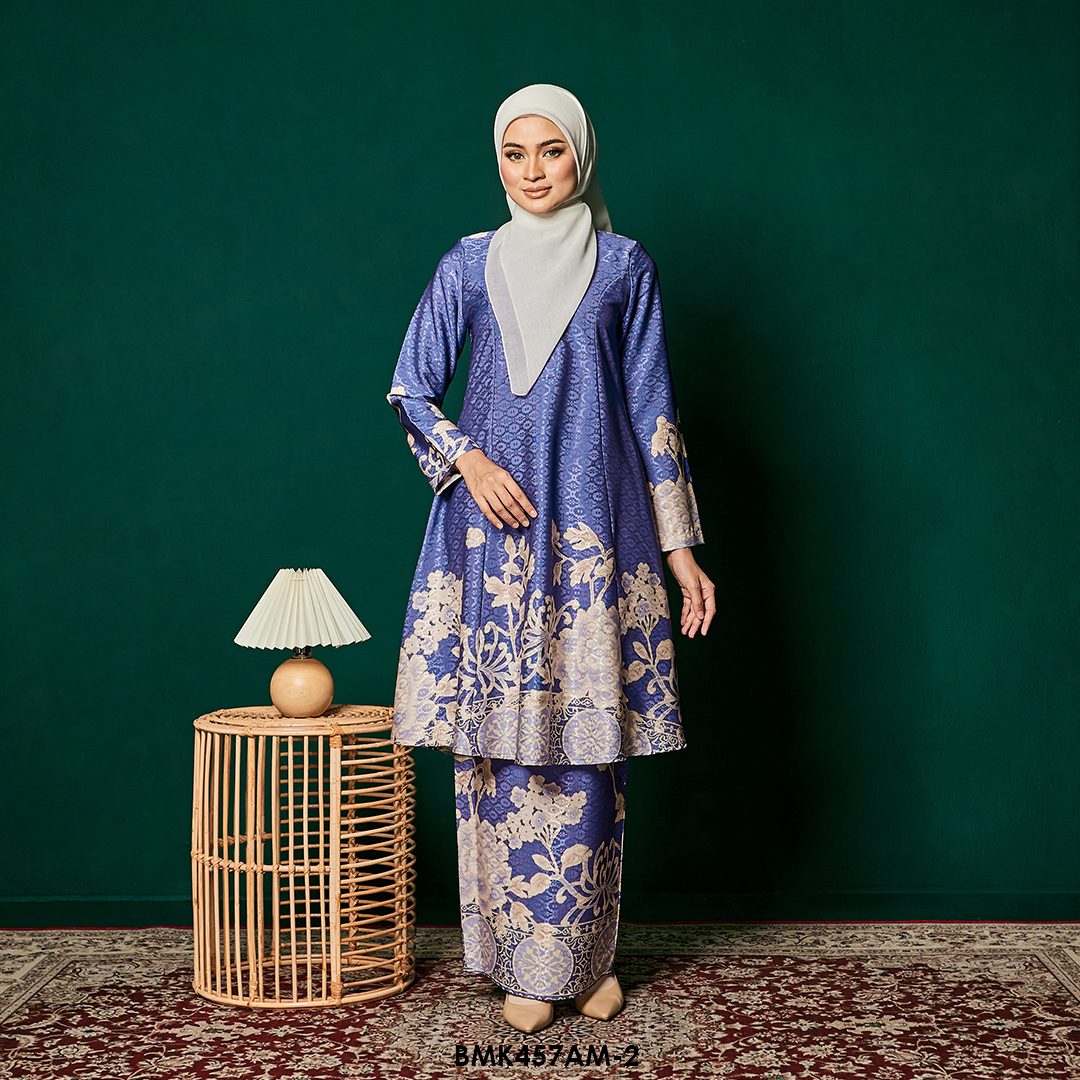 Ameera Kurung in Periwinkle (BMK457AM-2)