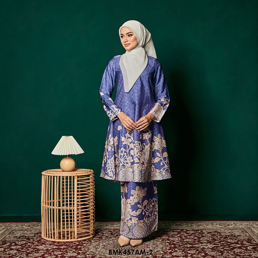 Ameera Kurung in Periwinkle (BMK457AM-2) - Image 2