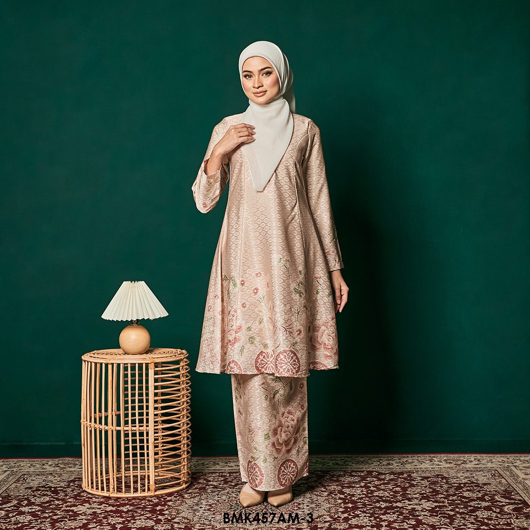 Ameera Kurung in Champagne (BMK457AM-3)
