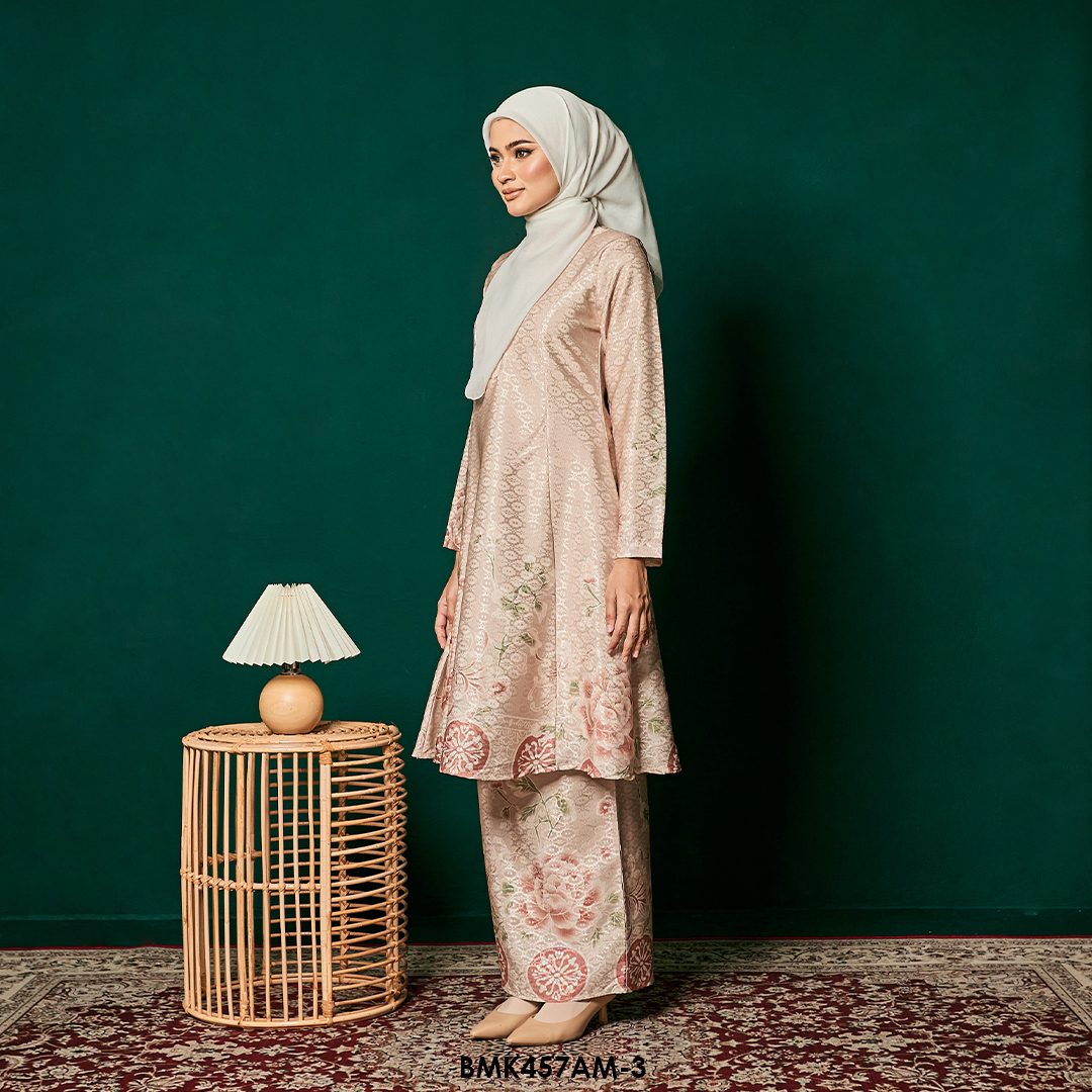 Ameera Kurung in Champagne (BMK457AM-3) - Image 2