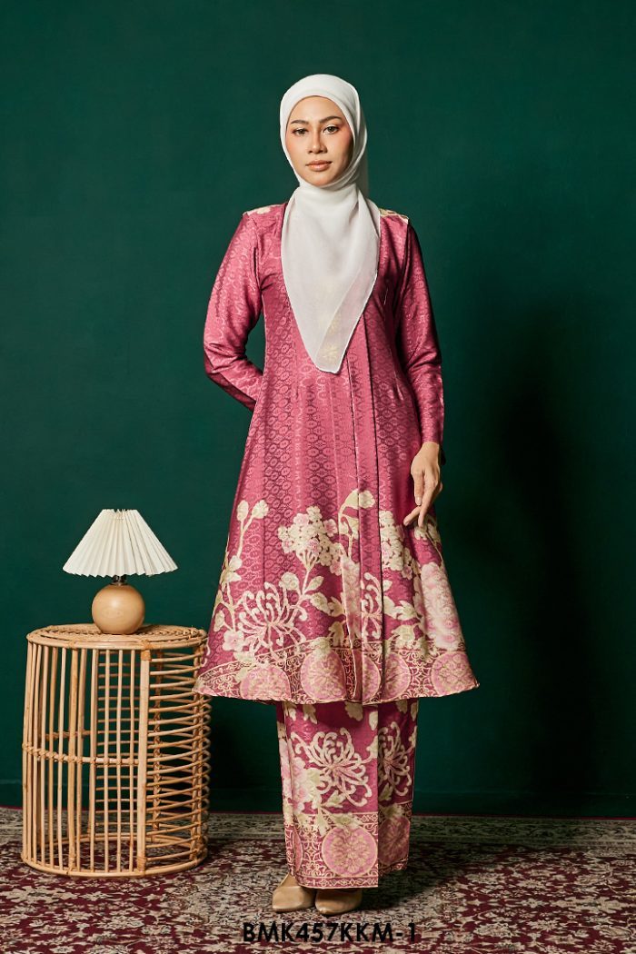 Kebarung Batiq Mia 3.0 Ribbon in Dark Rose (BMK457KKM-1)