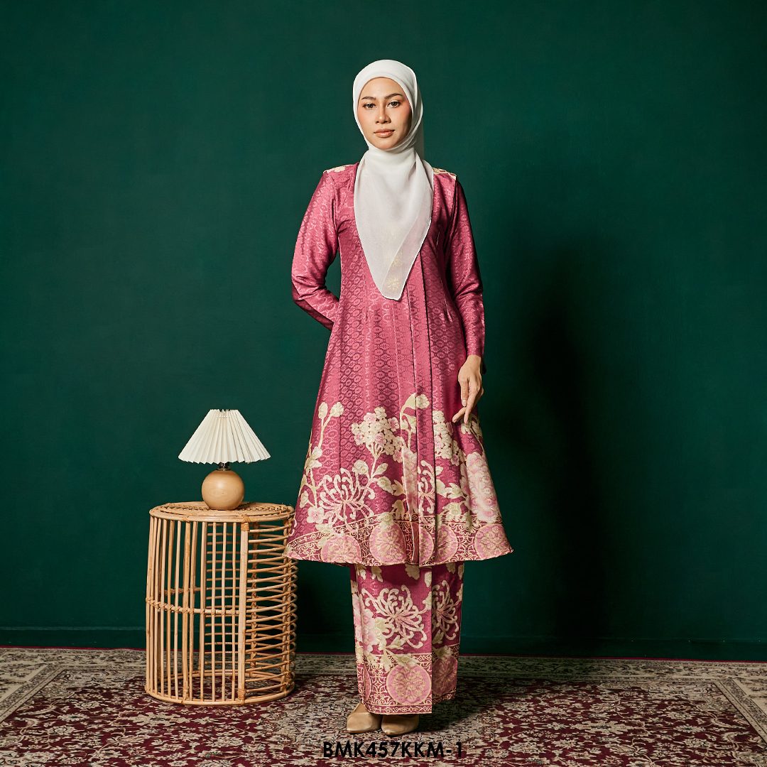 Kebarung Batiq Mia 3.0 Ribbon in Dark Rose (BMK457KKM-1)