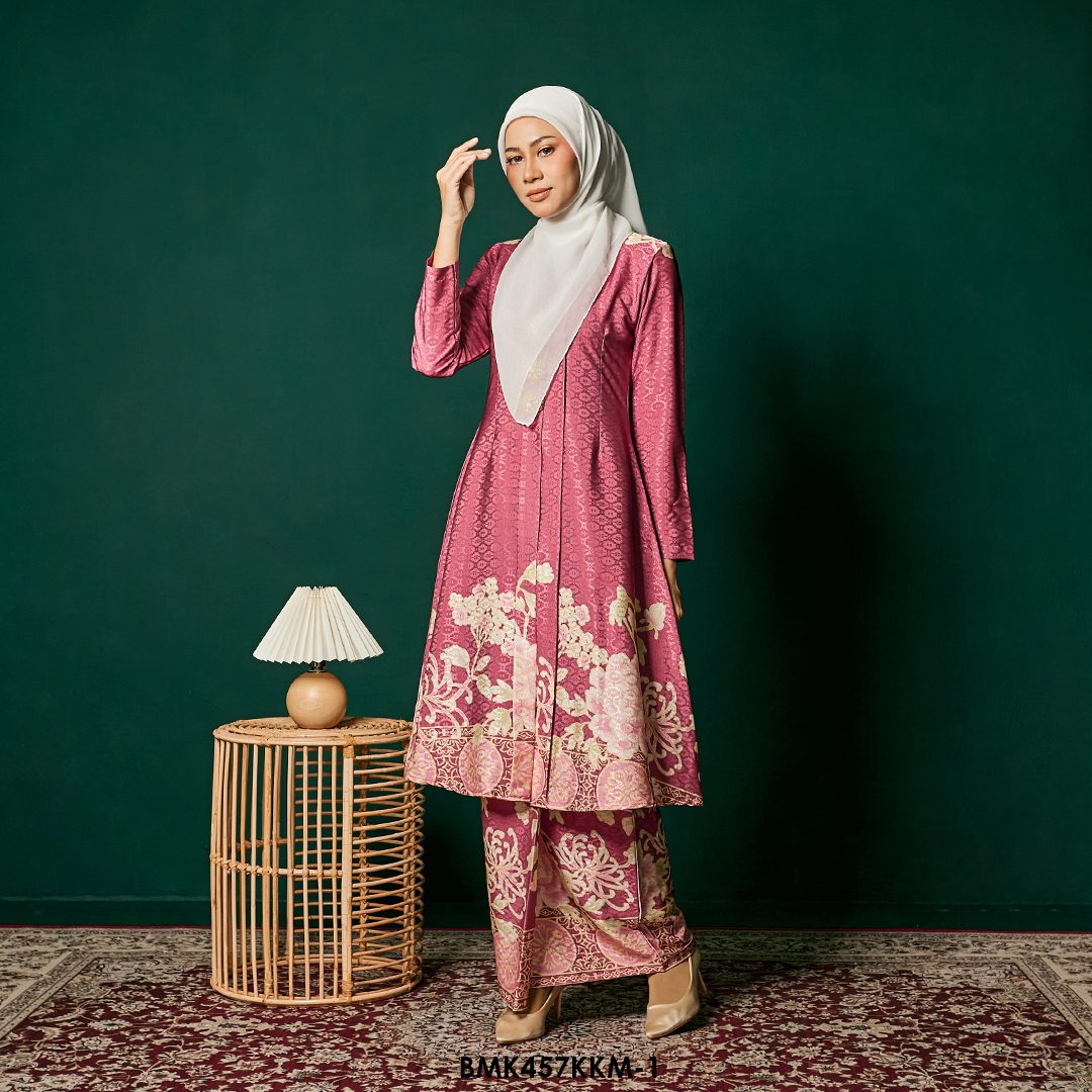Kebarung Batiq Mia 3.0 Ribbon in Dark Rose (BMK457KKM-1) - Image 2