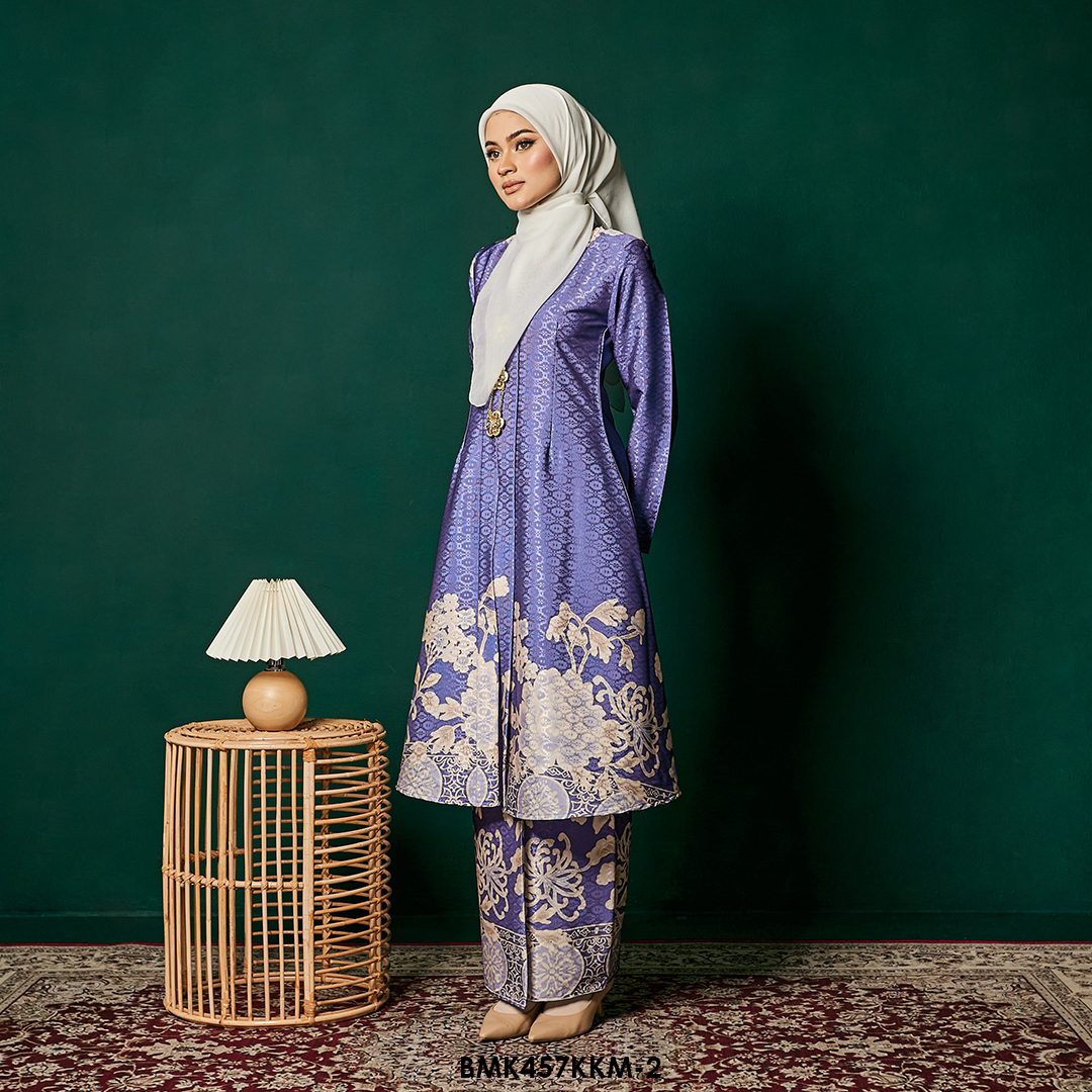 Kebarung Batiq Mia 3.0 Ribbon in Periwinkle (BMK457KKM-2) - Image 2